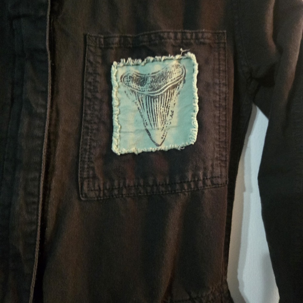 Outerknown XS Utility Zip-up Coveralls Organic Cotton Linen Unique Patch - Picture 5 of 10